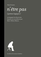 Couverture du livre « N'être pas » de Alain Frontier et Marie-Helene Dhenin aux éditions La Maison Chauffante