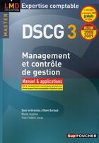 Couverture du livre « Management et contrôle de gestion ; master DSCG 3 ; manuel et applications (édition 2008/2009) » de M Jougleux aux éditions Foucher