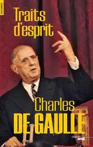 Couverture du livre « De Gaulle, traits d'esprit » de Marcel Jullian aux éditions Cherche Midi