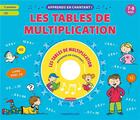 Couverture du livre « Apprends en chantant ! les tables de multiplication (7-8 a) » de  aux éditions Chantecler