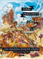 Couverture du livre « Les Annales du Disque-Monde Tome 10 : les zinzins d'Olive-Oued » de Terry Pratchett aux éditions L'atalante