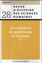 Couverture du livre « RHSH » de Michalon/Fauvel aux éditions Editions De La Sorbonne