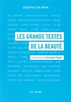 Couverture du livre « Les grands textes de la beauté commentés » de Dominique Paquet aux éditions Institut Francais De La Mode