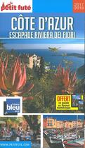 Couverture du livre « GUIDE PETIT FUTE ; REGION ; Côte d'Azur (édition 2017/2018) » de  aux éditions Le Petit Fute