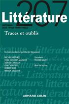 Couverture du livre « Litterature n 207 3/2022 » de  aux éditions Armand Colin