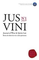 Couverture du livre « Jus vini journal of wine et spirits law - n 1/2019 - revue de droit du vin et des spiritueux » de Georgopoulos T. aux éditions Mare & Martin