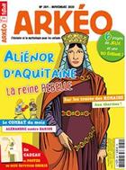 Couverture du livre « Arkeo junior n 289 alienor novembre 2020 » de  aux éditions Arkeo Junior