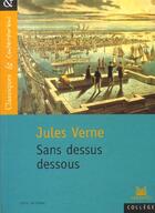 Couverture du livre « Sans dessus dessous » de Jules Verne aux éditions Magnard