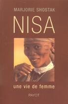 Couverture du livre « Nisa, une vie de femme » de Marjorie Shostak aux éditions Payot