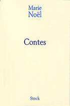 Couverture du livre « Contes » de Marie Noel aux éditions Stock