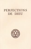 Couverture du livre « Perfections de Dieu » de Rene-Jean Hesbert aux éditions Nel