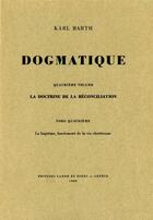 Couverture du livre « Dogmatique barth t.26 » de  aux éditions Labor Et Fides