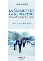 Couverture du livre « La blessure de la rencontre ; économie et gratuité » de Luigino Bruni aux éditions Nouvelle Cite