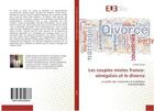 Couverture du livre « Les couples mixtes franco-senegalais et le divorce - le poids des coutumes et traditions matrimonial » de Niang Amady aux éditions Editions Universitaires Europeennes