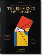 Couverture du livre « Oliver Byrne : les six premiers livres des Eléments d'Euclide » de Werner Oechslin aux éditions Taschen