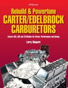 Couverture du livre « Rebuild & Powetune Carter/Edelbrock Carburetors HP1555 » de Shepard Larry aux éditions Penguin Group Us