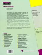 Couverture du livre « Le droit public (3e édition) » de Andre Legrand et Celine Wiener aux éditions Documentation Francaise