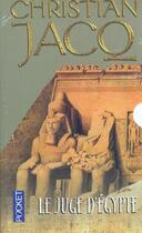 Couverture du livre « Coffret Trilogie Le Juge D'Egypte ; Edition 2002 » de Christian Jacq aux éditions Pocket