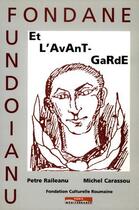 Couverture du livre « Fondane et l'avant-garde » de Michel Carassou et Raileanu Petre aux éditions Paris-mediterranee