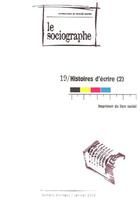 Couverture du livre « Le sociographe t.19 ; histoires d'écrire - imprimer du Lien social » de Irts Languedoc-Roussillon aux éditions Champ Social