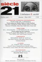 Couverture du livre « REVUE SIECLE 21 n.21 ; dossier littérature tunisienne » de  aux éditions La Fosse Aux Ours