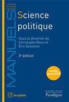 Couverture du livre « Science politique (3e édition) » de  aux éditions Bruylant