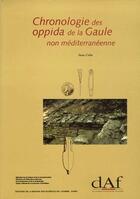 Couverture du livre « Chronologie oppida de la Gaule non méditerranéenne » de Anne Colin aux éditions Maison Des Sciences De L'homme