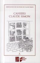 Couverture du livre « Cahiers claude simon 9 » de Julien aux éditions Pu De Rennes