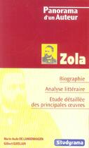 Couverture du livre « Zola » de De Langenhagen M-A. aux éditions Studyrama