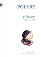 Couverture du livre « Histoire (livres 1 et 2) » de Polybe aux éditions Paleo