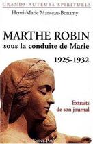 Couverture du livre « Marthe robin » de  aux éditions Saint Paul Editions