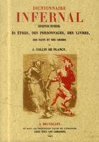 Couverture du livre « Dictionnaire infernal » de Jacques-Albin-Simon Collin De Plancy aux éditions Maxtor