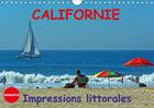 Couverture du livre « Californie calendrier mural 2018 din a4 horizontal - impressions littorales calendr » de Schoen A aux éditions Calvendo