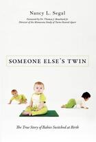 Couverture du livre « Someone Else's Twin » de Segal Nancy L aux éditions Prometheus Books