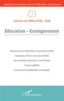 Couverture du livre « Cahiers de l'IREA Tome 20 : éducation - enseignement (édition 2018) » de Cahiers De L'Irea 20 aux éditions L'harmattan