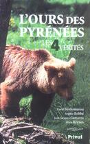 Couverture du livre « L'ours des Pyrénées » de  aux éditions Privat