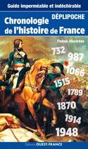 Couverture du livre « Pack 10ex chronologie histoire de france - delicpoche » de  aux éditions Ouest France