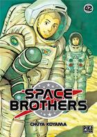 Couverture du livre « Space brothers Tome 42 » de Chuya Koyama aux éditions Pika