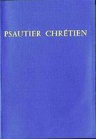 Couverture du livre « Psautier chretien - de poche » de  aux éditions Tequi