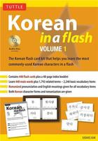 Couverture du livre « Korean in a flash kit volume 1 » de Soohee aux éditions Tuttle