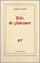 Couverture du livre « Rôle de plaisance » de Jacques Perret aux éditions Gallimard (patrimoine Numerise)