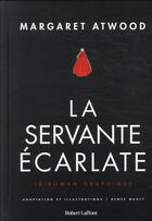 Couverture du livre « La servante écarlate » de Margaret Atwood aux éditions Robert Laffont