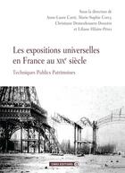 Couverture du livre « Les expositions universelles en France au XIXe siècle » de  aux éditions Cnrs