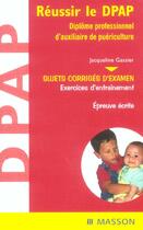 Couverture du livre « Reussir le dpap » de Jacqueline Gassier aux éditions Elsevier-masson