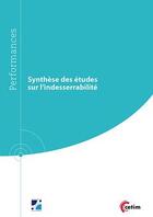 Couverture du livre « Synthèse des études sur l'indesserrabilité » de Christophe Delcher aux éditions Cetim