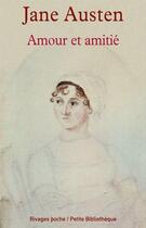 Couverture du livre « Amour & amitié » de Jane Austen aux éditions Éditions Rivages