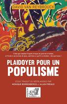 Couverture du livre « Plaidoyer pour un populisme » de David Van Reybrouck aux éditions Samsa