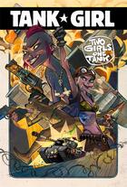 Couverture du livre « Tank Girl t.9 : two girls one tank » de Alan Martin et Brett Parson aux éditions Ankama