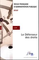 Couverture du livre « Le défenseur des droits » de  aux éditions Documentation Francaise