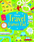 Couverture du livre « Travel games pad » de Kirsteen Robson aux éditions Usborne